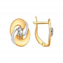 Серьги из серебра 925 пробы 93020605