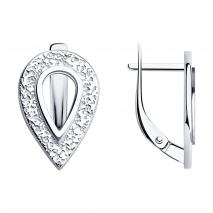 Серьги из серебра 925 пробы 94-120-01580-1