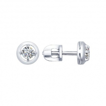 Серьги из серебра 925 пробы 94021823