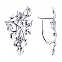 Серьги из серебра 925 пробы 94022329