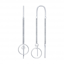 Серьги из серебра 925 пробы 94022764