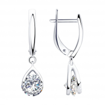 Серьги из серебра 925 пробы 94023280