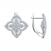 Серьги из серебра 925 пробы 94025946